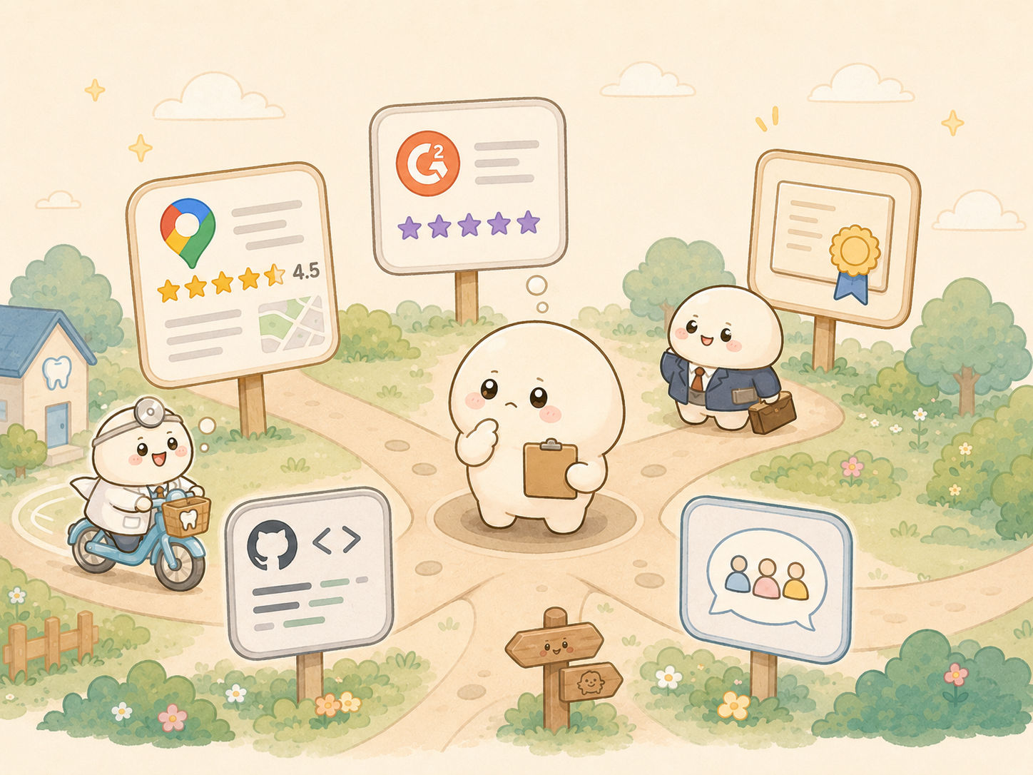 Mochi comparing trusted review and legitimacy channels